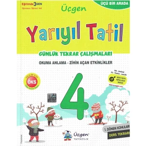 Üçgen Yayınları 4. Sınıf Yarıyıl Tatil Günlük Tekrar Çalışmaları