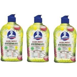 Highgenic Bitki Özlü Bulaşık Makinesi Parlatıcı 500 gr x 3 Paket