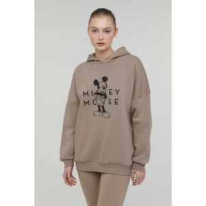 W-GFL32 MICKEY BACK PRINT VIZON Kadın Sweatshirt