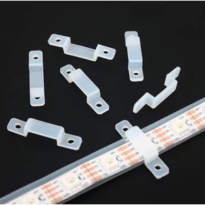 Rob Ada  Şerit Led Sabitleme Aparatı 8-10 mm Silikon - 10 Adet