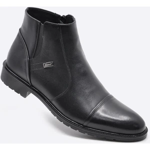 Deri Siyah Kışlık Klasik Erkek Bot 3580 46