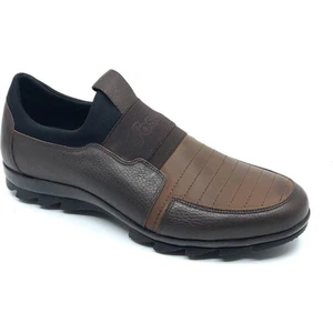 Deri Casual Kahverengi Kauçuk Taban Erkek Kışlık Ayakkabı 8580 553 636