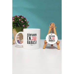 Babalar Günü Hediyesi Kupa Bardak ve Anahtarlık