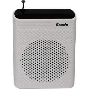 Brodu BTS-1383 Kablosuz Mikrofonlu Rehber Amfisi 3" Subwoofer Hoparlör Bluetooth Fm USB Tf Kart Destekli Öğretmen Amfisi