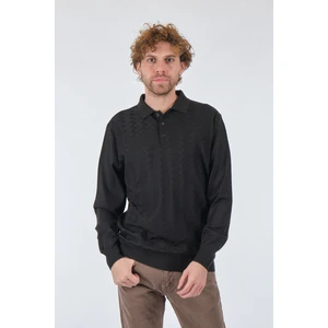 Erkek Uzun Kol Polo Yaka Kazak - Minimalist Tarz