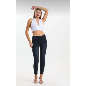 Moda Mark Real Kadın Kot Tayt Pantolon Beli Lastikli / Toparlayıcı /yüksek Bel /büyük-Küçük-Beden Konfor Kesim