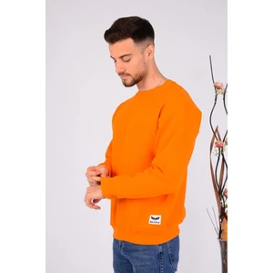 Bold Pıle Bisiklet Yaka Unisex Oversize Basic Sweatshirt