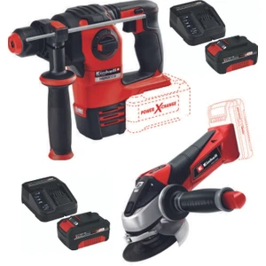 Herocco 18V Kırıcı Delici Te-Ag 18/115 Avuç Taşlama 2X4.0AH Akülü Set