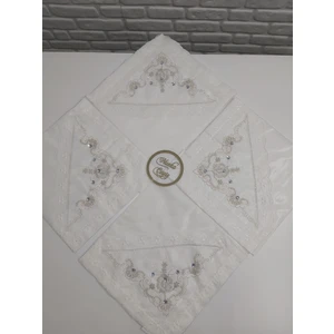 Nurka Çeyiz 4 Adet Çeyizlik Hediyelik Gelin Veya Damat Söz ve Nişan Bohçası