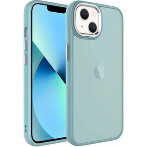 Apple iPhone 13 Transparan Kapak Voyomay Kılıf Sert Silikon