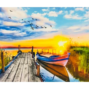 Ozan Tuhafiye Hı Stone 5d Elmas Boncuk Taş Işleme Mozaik Goblen Kit 50 x 40 cm GC76333