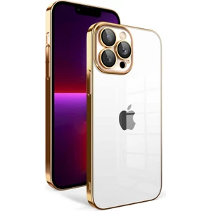 Apple iPhone 13 Pro Max Renkli Kılıf Çerçeveli Pc Kapak Voyogrj