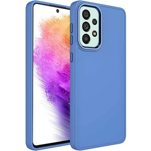 Samsung Galaxy A73 Kılıf Metal Çerçeve Lansman Silikon Kapak