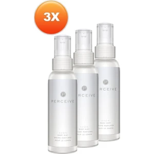 Perceive Kadın Vücut Spreyi 3'lü Set 100 ml Meyveli Koku ile Ferahlatıcı Etki