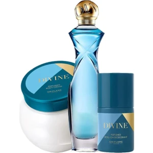 Divine Edt 50 ml Deodorant Divine Vücut Kremi Kadın Parfüm Seti 5262645956165YENI