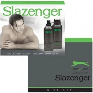 Slazenger Parfüm Edt 125ML+150ML Erkek Yeşil Deodorant Kofre Set 76533432456