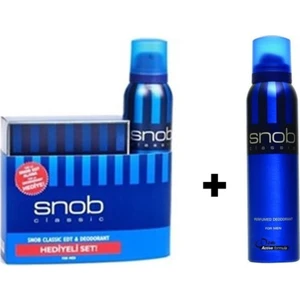 Erkek Parfüm Seti + Snop Deodorant 150 ml