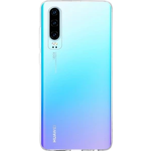 Case World Huawei P30 ile Uyumlu Kapak 1mm Şeffaf Silikon ile Uyumlu Kılıf