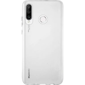 Case World Huawei P30 Lite ile Uyumlu Kapak 1mm Şeffaf Silikon ile Uyumlu Kılıf