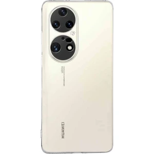 Case World Huawei P50 Pro ile Uyumlu Kapak 1mm Şeffaf Silikon ile Uyumlu Kılıf