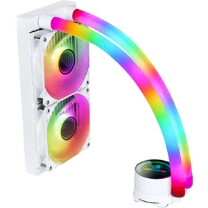 Gamebooster Infınıty 240 White Edition Argb Fanlı 240MM Intel 1700/AMD Am5 Serisi Uyumlu Sıvı Soğutma Sistemi (Beyaz)