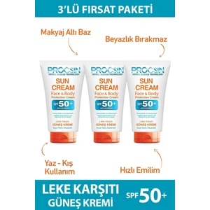 Güneş Kremi (50 ml * 3 Adet) Fırsat Paketi