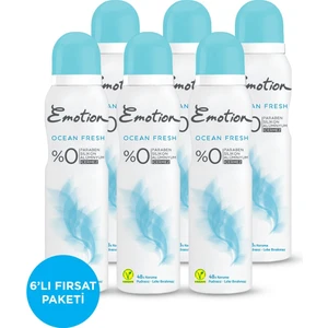 Ocean Fresh Kadın Deodorant 150 Ml X 6