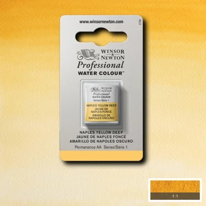 Winsor & Newton Professional Sulu Boya Yarım Tablet Naples Yellow Deep 425 S.1