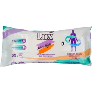 Lüx Hasta Vücut Temizleme Islak Mendil Havlu 50 Yaprak Xl (5 Li Set)