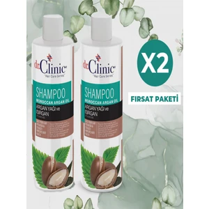 Dr. Clinic Bitkisel Içerikli Isırgan Ve Argan Yağlı Şampuan 400 Ml X2