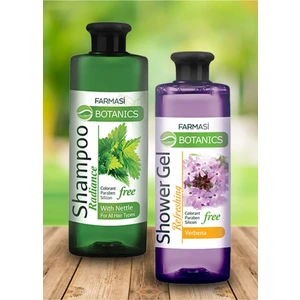 Botanics Saç Bakım Seti Isırgan Şampuan+Mine Çiceği Duş Jeli 500ml