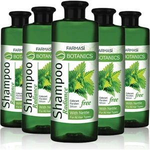 Botanics Isırgan Özlü Parlaklık Veren Şampuan-500 Ml 5 Adet