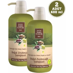 Eyüp Sabri Tuncer Şampuan Doğal Zeytinyağlı 600 Ml X 2 Adet