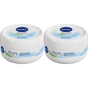 Soft Krem 200ML, Nemlendirici Bakım Kremi, Yüz, Vücut, El Bakım, X2 Adet