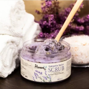 Homm Lavanta Yağlı Bitki Tanecikli Scrub 250 ml
