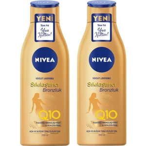 Q10 Sıkılaştırıcı & Bronzluk Vücut Losyonu 200 ml x 2 Adet
