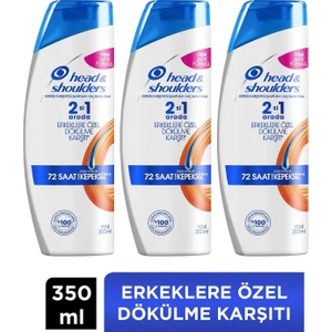 Head And Shoulders 2 Si 1 Arada Kepek  Şampuan 350 Ml 3 Adet Head Shoulders 2+1 350 Ml