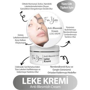 For You Gold Leke Kremi Leke Karşıtı Anti-Blesmish