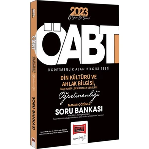 Yargı Yayınevi KPSS ÖABT 2023 Din Kültürü ve Ahlak Bilgisi Öğretmenliği Tamamı Çözümlü Soru Bankası