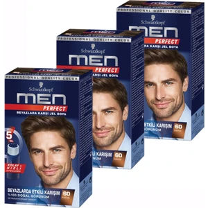 Schwarzkopf Men Perfect 60 Kahve 3 Li