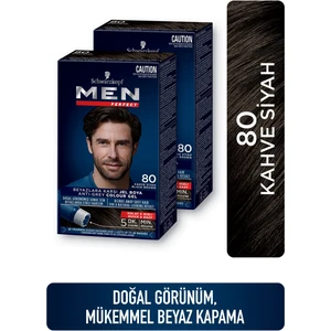 Men Perfect Schwarzkopf Saç Boyası 80 - Kahve Siyah X 2 Adet