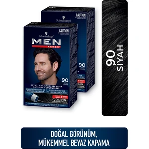 Men Perfect Schwarzkopf Saç Boyası 90 - Siyah X 2 Adet