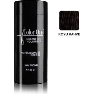 Color One Hair Powder 50 Gr. Dark Brown Koyu Kahve Saç Tozu Topik