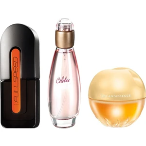 Fullspeed Edt 75 ml + Celebre Edt 50 ml + Incandessence Edp 50 ml 3lü Set