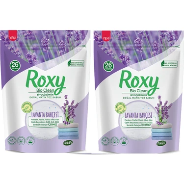Dalan Roxy Bio Clean Matik Toz Sabun Lavanta 800 gr x 2
