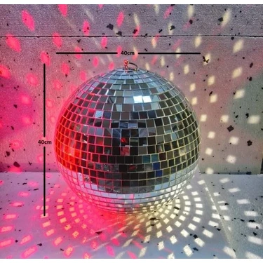 Impes Elektronik Aynalı Küre 40CM Disco Topu (Mırror Ball) Aynalı Disko