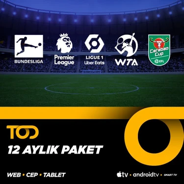 TOD 12 Aylık Spor Extra+ Paketi - (Web + Cep + Tablet + Smart