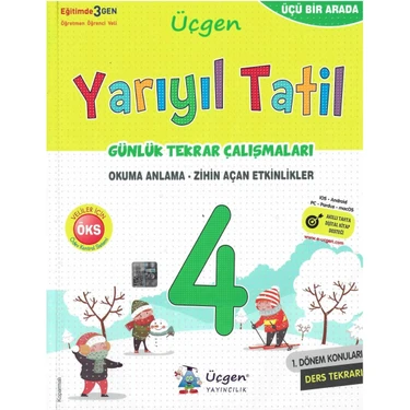 Üçgen Yayınları 4. Sınıf Yarıyıl Tatil Günlük Tekrar