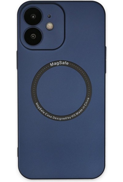 Ankacep Apple Iphone 12 Kılıf Jack Magneticsafe Lens Silikon + Kablo Koruyucu