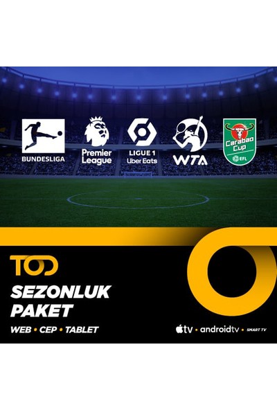 TOD Sezonluk Spor Extra+ Paketi - (Web + Cep + Tablet + Smart TV)